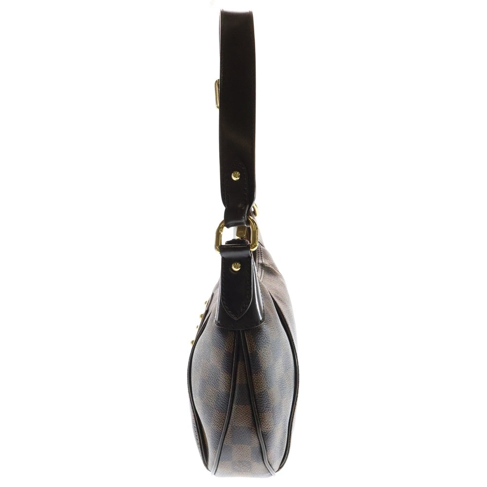 LOUIS VUITTON(ルイヴィトン) ダミエ テムズPM ハンドバッグ ワンショルダーバッグ ブラウン ゴールド金具 N48180