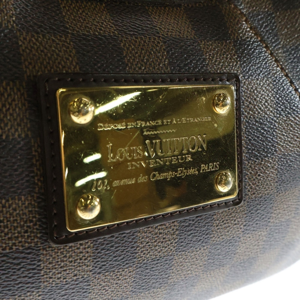 LOUIS VUITTON(ルイヴィトン) ダミエ テムズPM ハンドバッグ ワンショルダーバッグ ブラウン ゴールド金具 N48180
