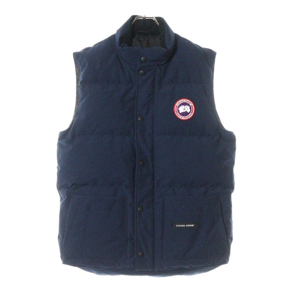 CANADA GOOSE(カナダグース) Freestyle Crew Vest フリースタイル クルー ジップアップ ダウンベスト ネイビー 4154M