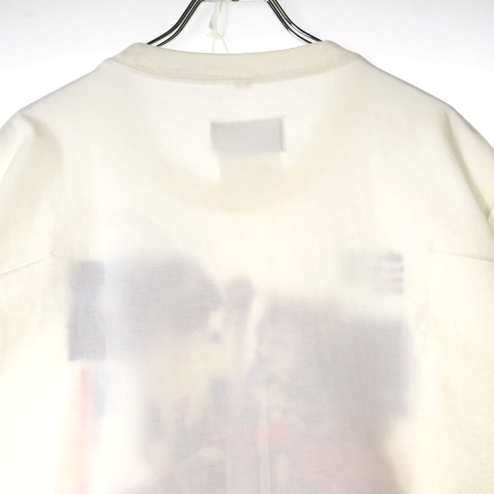 doublet(ダブレット) 21AW 犬の手も借りたい 刺繍半袖カットソー Tシャツ ホワイト 21AW24CS198