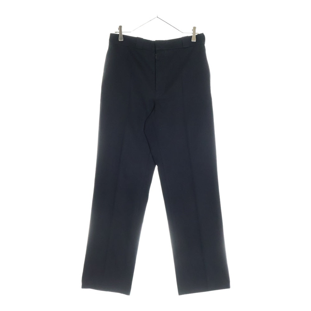 Maison Margiela 1 10(メゾンマルジェラ 1 10) 24AW センタープレス ジップフライ コットンチノパンツ ブラック S50KA0653 M35205