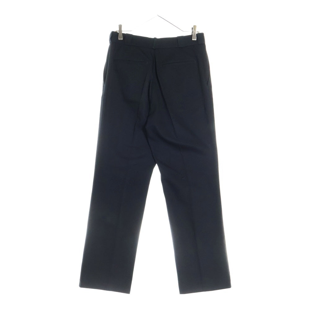 Maison Margiela 1 10(メゾンマルジェラ 1 10) 24AW センタープレス ジップフライ コットンチノパンツ ブラック S50KA0653 M35205