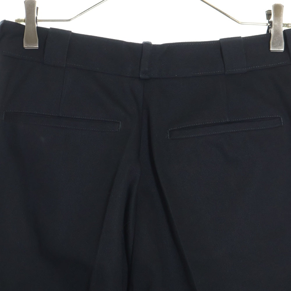 Maison Margiela 1 10(メゾンマルジェラ 1 10) 24AW センタープレス ジップフライ コットンチノパンツ ブラック S50KA0653 M35205