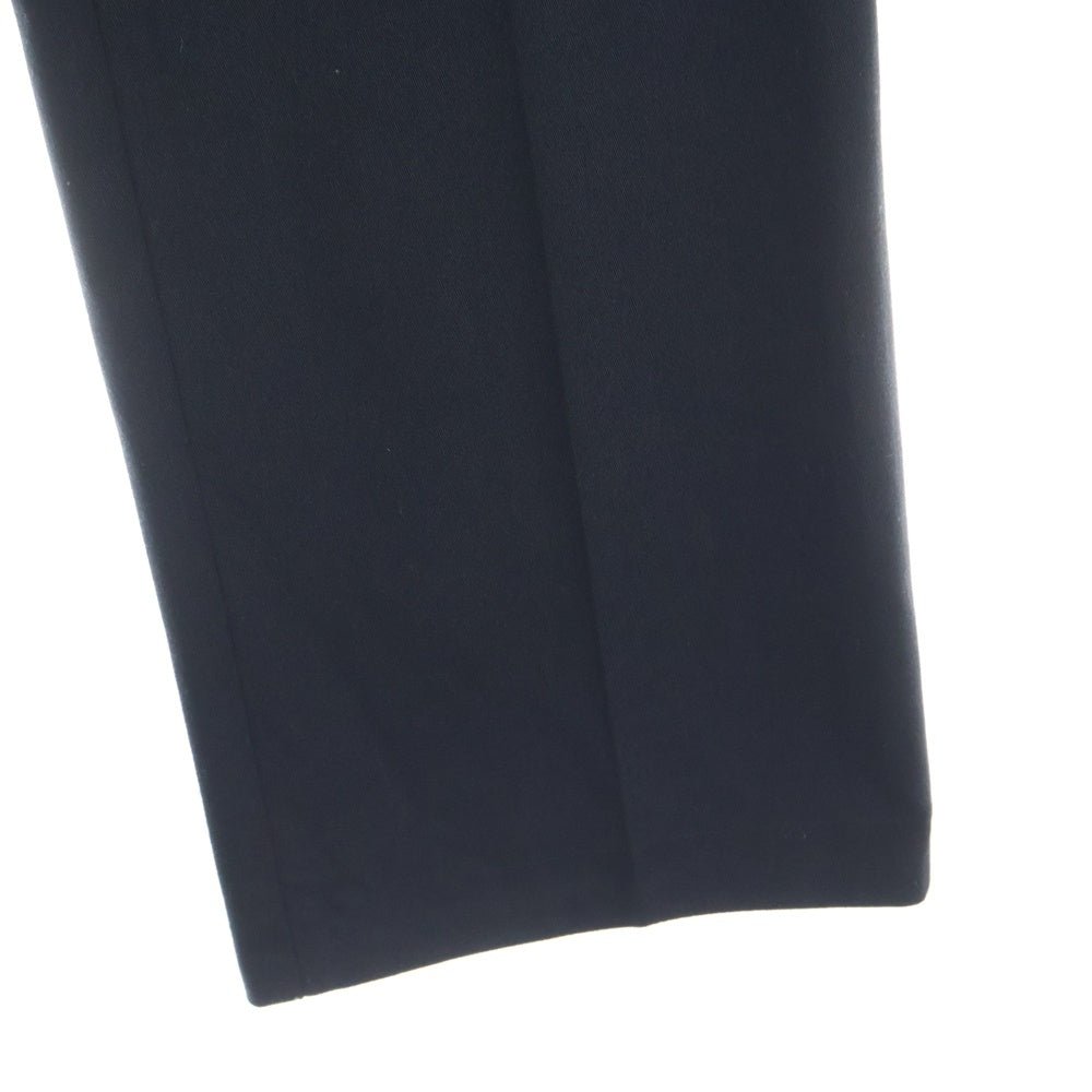 Maison Margiela 1 10(メゾンマルジェラ 1 10) 24AW センタープレス ジップフライ コットンチノパンツ ブラック S50KA0653 M35205