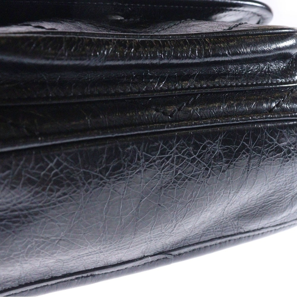 SAINT LAURENT PARIS(サンローランパリ) ニキ チェーンショルダーバッグ ブラック レザー ハンドバッグ 533037