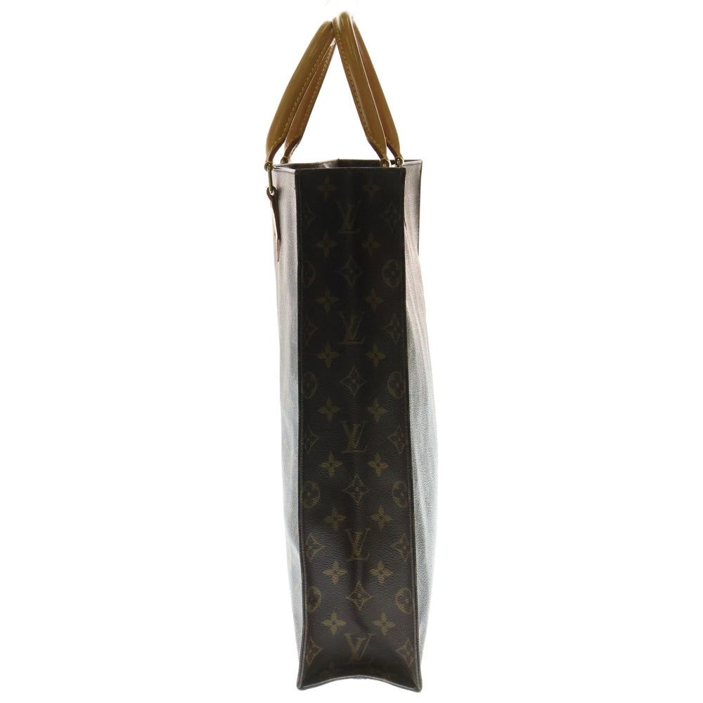 LOUIS VUITTON(ルイヴィトン) モノグラム サックプラ トートバッグ ハンドバッグ ブラウン ゴールド金具 レザー M51140