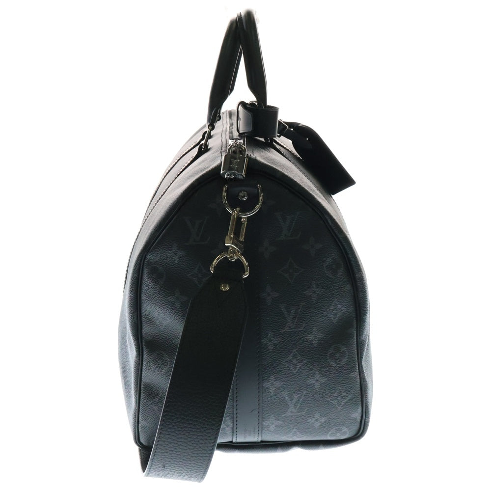 LOUIS VUITTON(ルイヴィトン) キーポル バンドリエール45 モノグラムエクリプス PVC レザー 2WAY ハンド ショルダー ボストンバッグ ブラック M40569