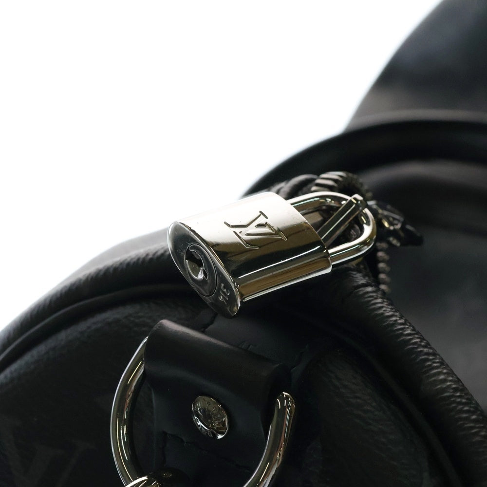 LOUIS VUITTON(ルイヴィトン) キーポル バンドリエール45 モノグラムエクリプス PVC レザー 2WAY ハンド ショルダー ボストンバッグ ブラック M40569