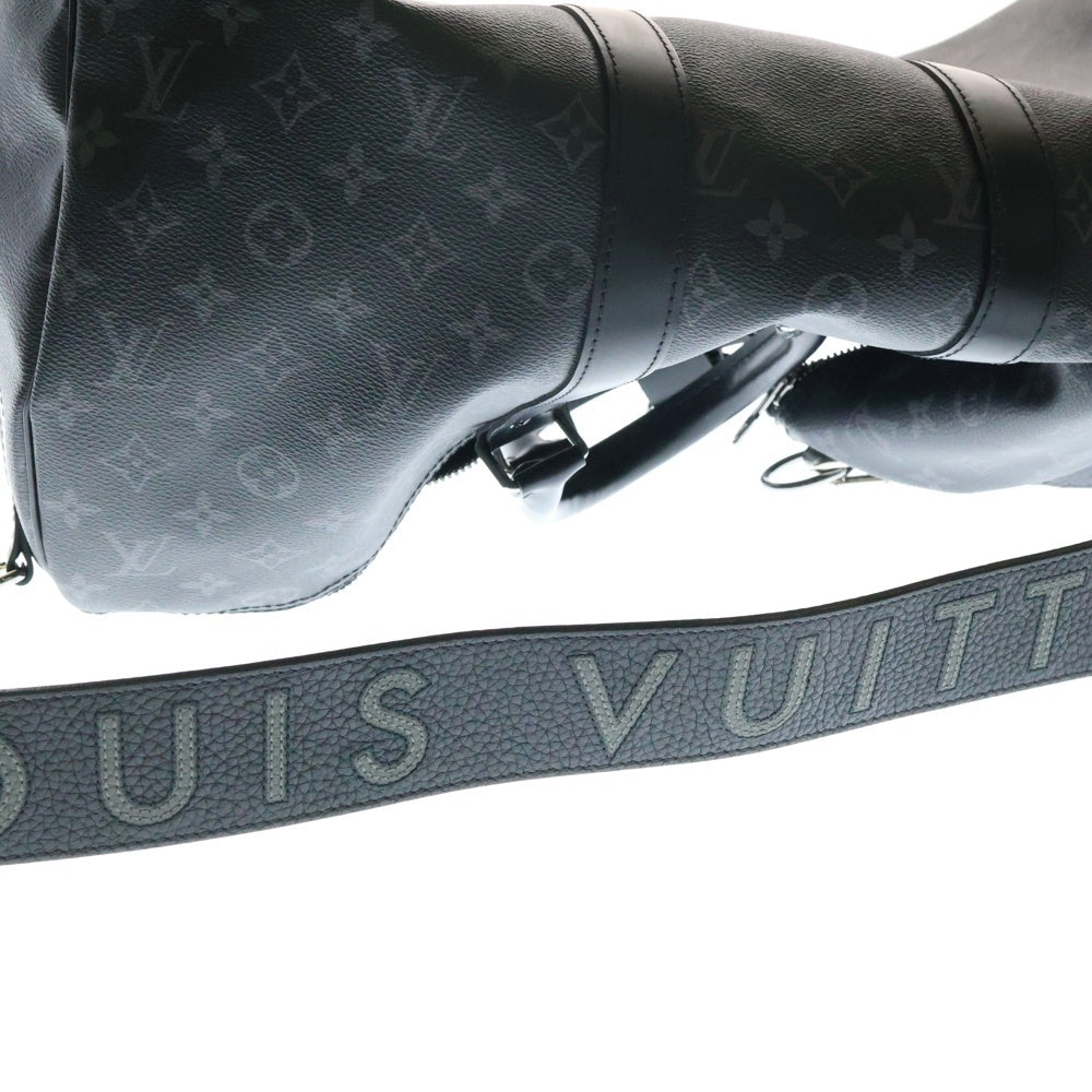 LOUIS VUITTON(ルイヴィトン) キーポル バンドリエール45 モノグラムエクリプス PVC レザー 2WAY ハンド ショルダー ボストンバッグ ブラック M40569