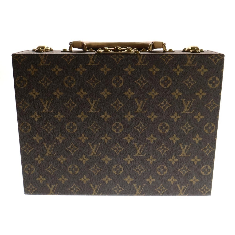 LOUIS VUITTON(ルイヴィトン) モノグラム ボワットビジュー レザートランクケース ブリーフケース ブラウン M20076
