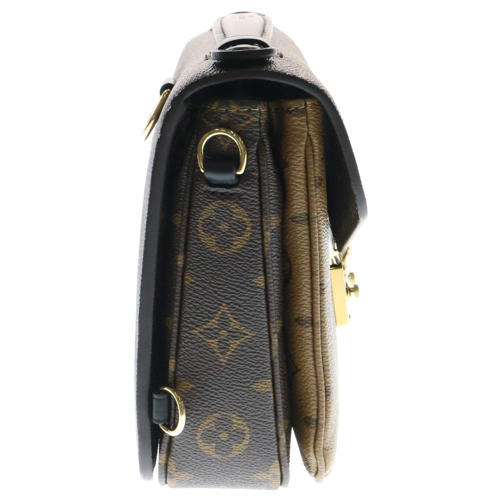 LOUIS VUITTON(ルイヴィトン) モノグラムリバース ポシェットメティス 2WAYバッグ ハンドバッグ ショルダーバッグ チェーンバッグ ブラウン ゴールド金具 PVC M11941
