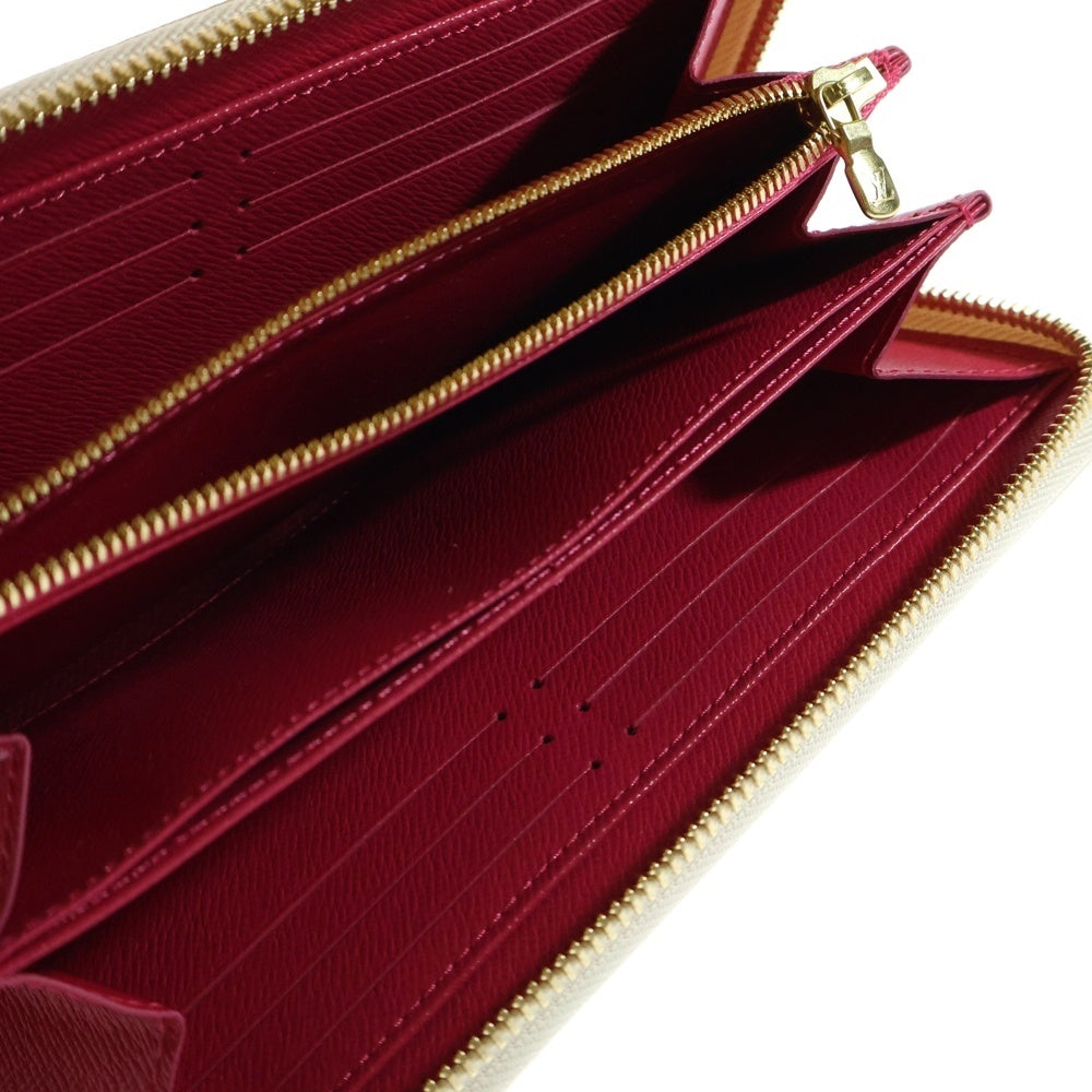 LOUIS VUITTON(ルイヴィトン) ダミエ アズール スタッズ ジッピーウォレット ロングウォレット カードケース 長財布 アイボリー ゴールド金具 PVC N64615