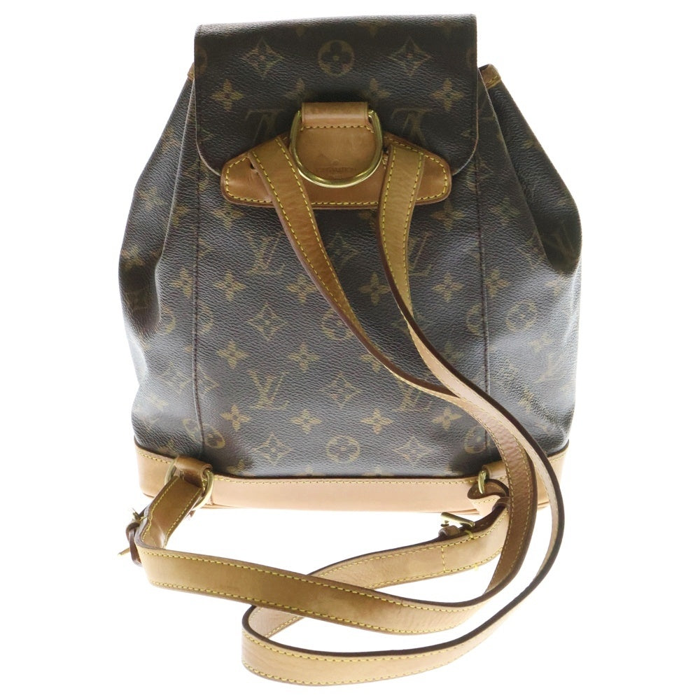 LOUIS VUITTON(ルイヴィトン) モノグラム モンスリMM ブラウン PVC リュック バックパック M51136