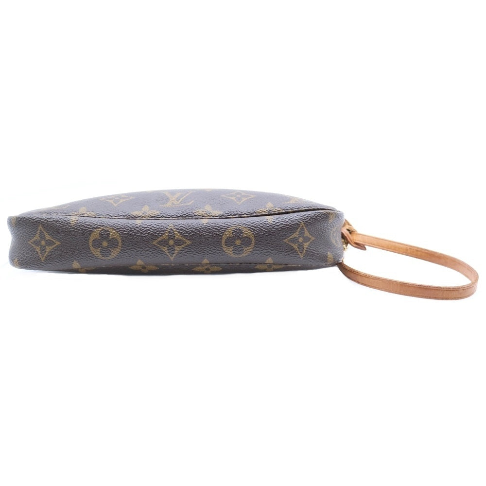 LOUIS VUITTON(ルイヴィトン) ポシェットアクセソワール モノグラム PVC レザー アクセサリーポーチ ハンドバッグ ゴールド金具 ブラウン M51980