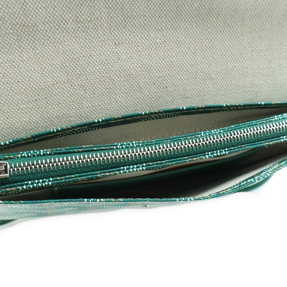 GOYARD(ゴヤール) プリュメ ショルダーバッグ ショルダーポシェット ミニバッグ レザー グリーン