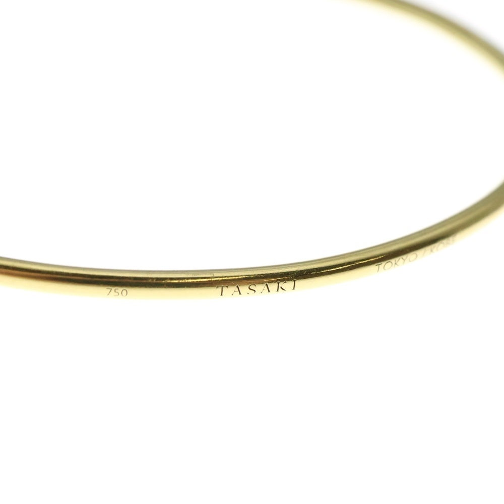 TASAKI(タサキ) リベリオン ブラックパール ブラックスピネル バングル ブレスレット イエローゴールド YG K18 750 ジュエリー