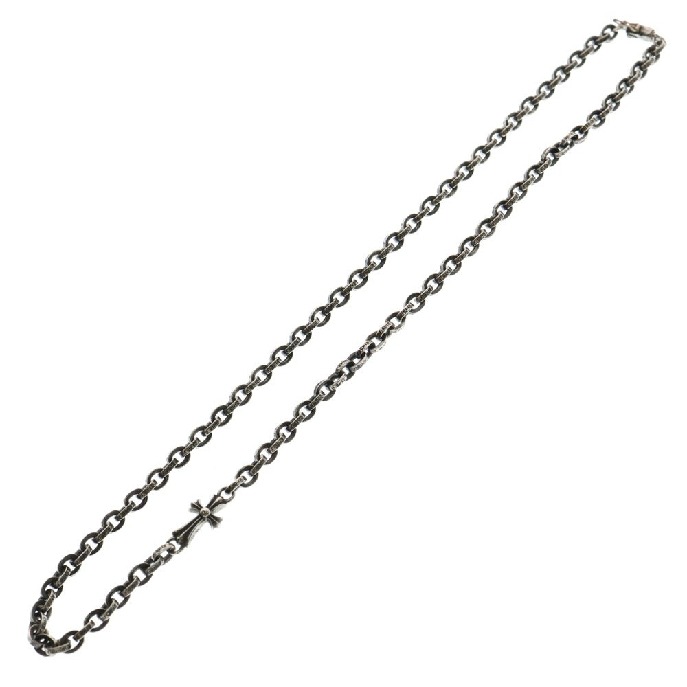 CHROME HEARTS(クロムハーツ) PAPER CHAIN CROSS 20 ペーパーチェーンクロスネックレス 20inch シルバー