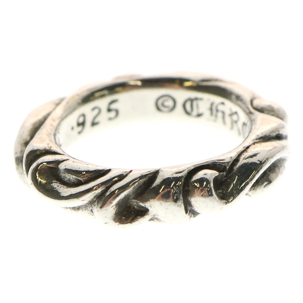 CHROME HEARTS(クロムハーツ) SCRL BAND スクロールバンド リング シルバー BCA351