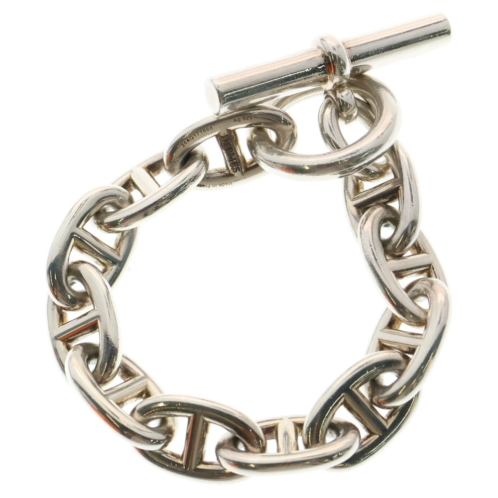 HERMES(エルメス) Chaine d'Ancre TGM シェーヌダンクル ブレスレット 11コマ Ag925 SV シルバー
