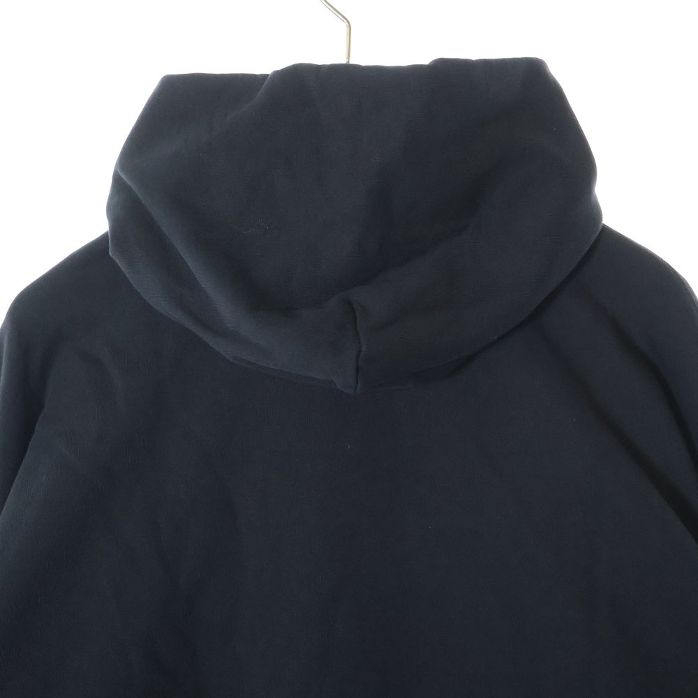 BALENCIAGA(バレンシアガ) 23AW ミラーロゴ プリント オーバーサイズ プルオーバー パーカーフーディー ブラック 727163