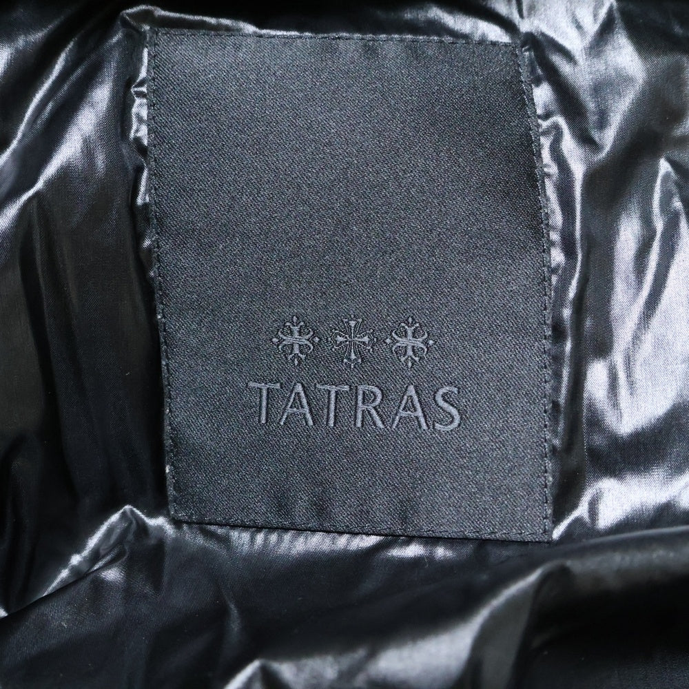 TATRAS(タトラス) 19AW BELBO ベルボ フーデッド ジップアップ ダウンジャケット ブラック MTA19A4562