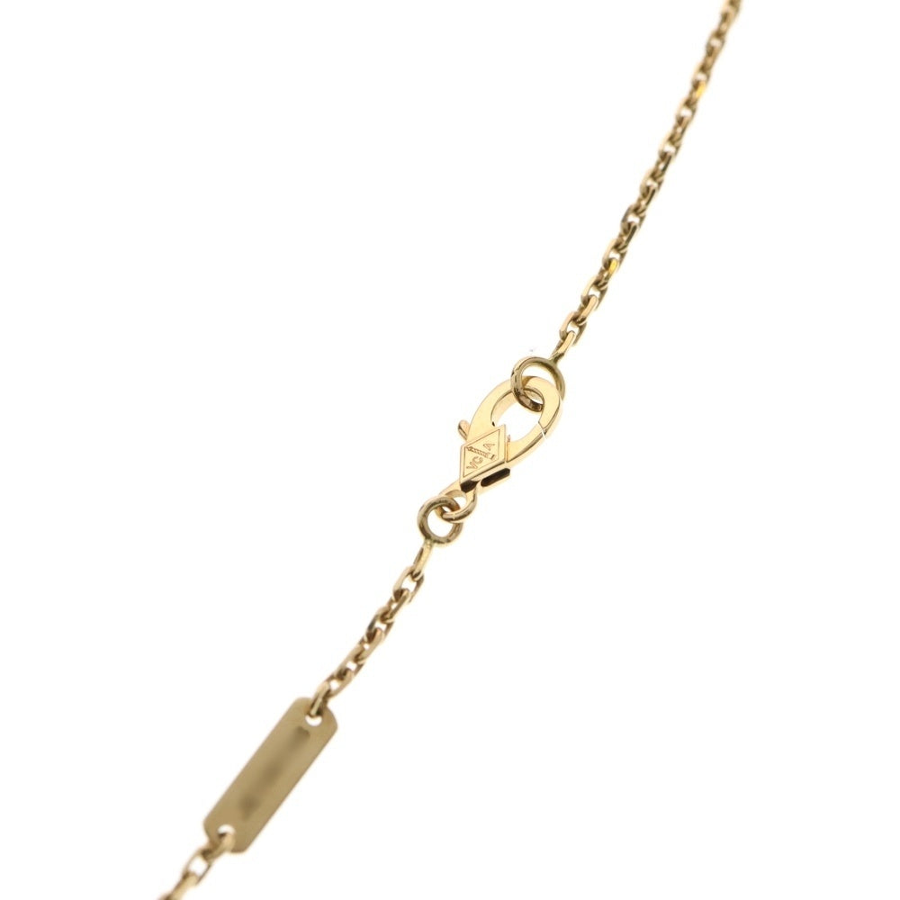 Van Cleef & Arpels(ヴァンクリーフアンドアーペル) マジックアルハンブラ ネックレス マラカイト Au750 K18 YG イエローゴールド ペンダント