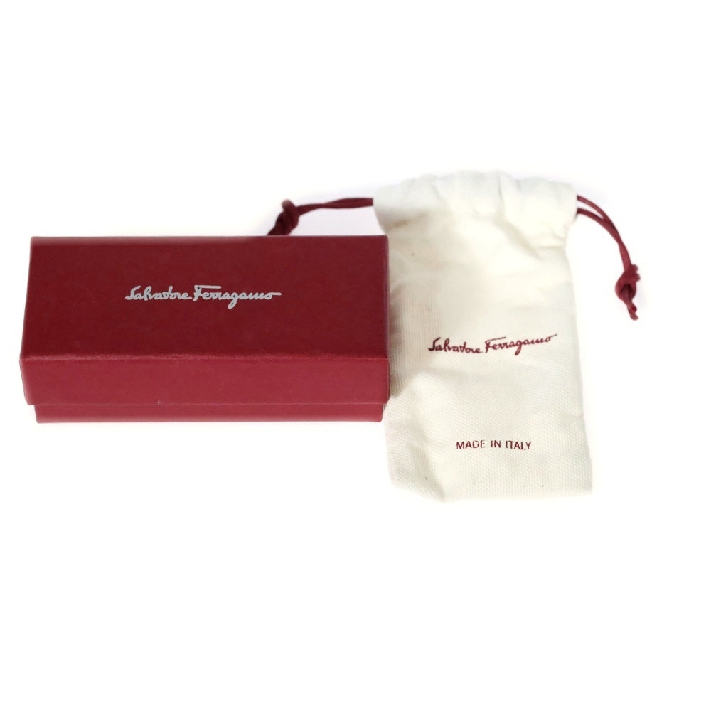 FERRAGAMO(フェラガモ) ヴァラリボン バレッタ ヘアクリップ ブラック ゴールド金具
