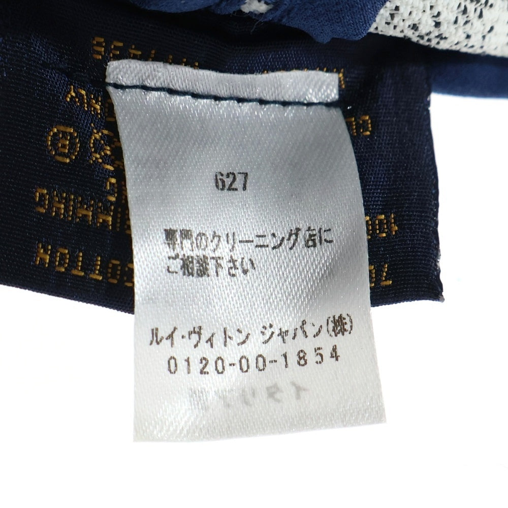 LOUIS VUITTON(ルイヴィトン) モノグラム デニム バケットハット 帽子 インディゴブルー M77435