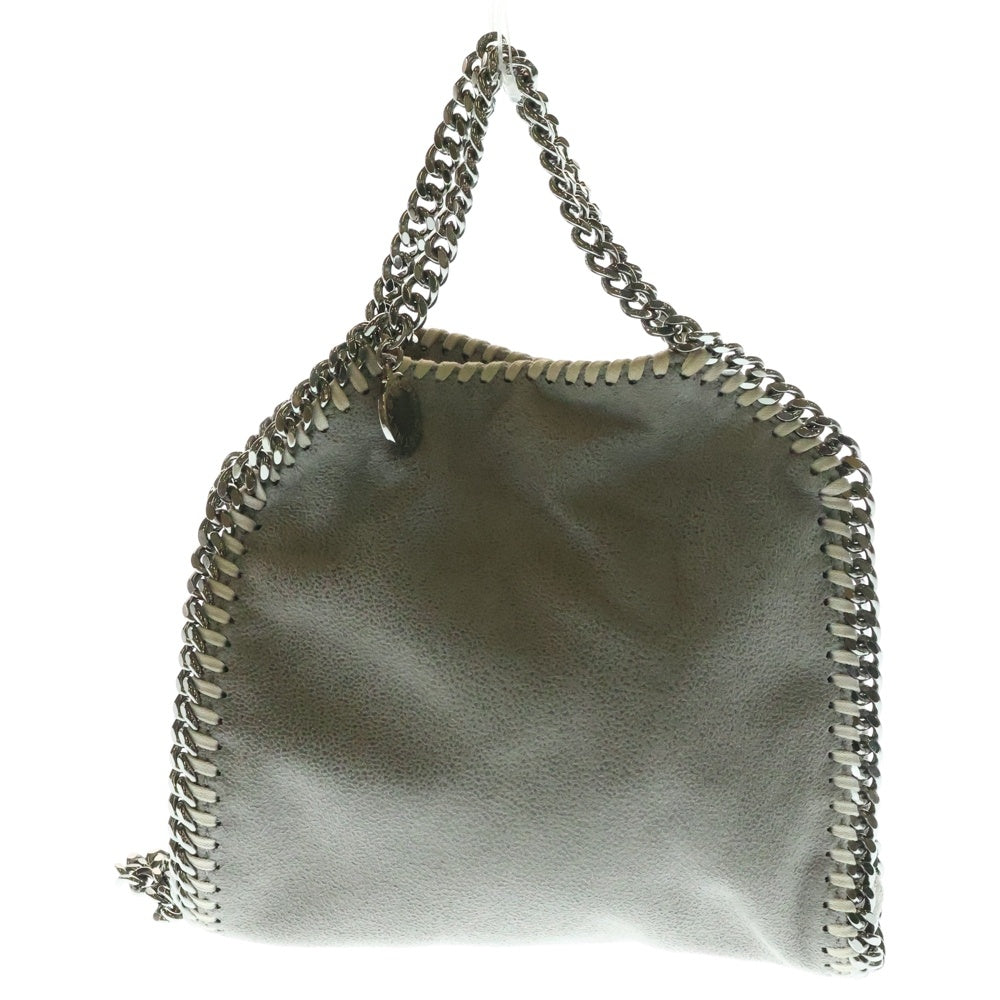 STELLA McCARTNEY(ステラマッカートニー) ファラベラ タイニー レザーハンドバッグ チェーンショルダーバッグ グレー レディース