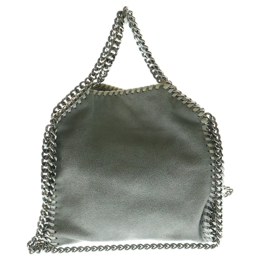 STELLA McCARTNEY(ステラマッカートニー) ファラベラ タイニー レザーハンドバッグ チェーンショルダーバッグ グレー レディース