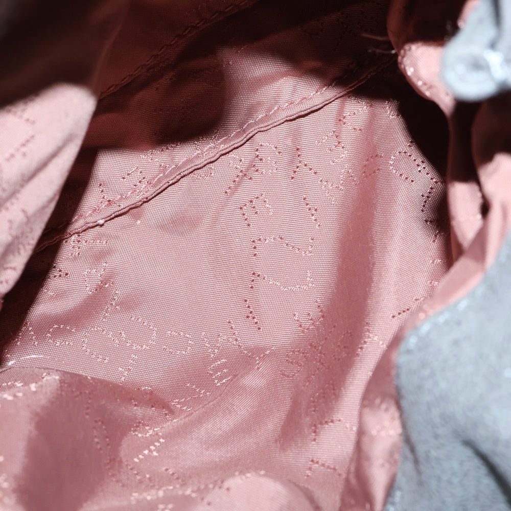 STELLA McCARTNEY(ステラマッカートニー) ファラベラ タイニー レザーハンドバッグ チェーンショルダーバッグ グレー レディース