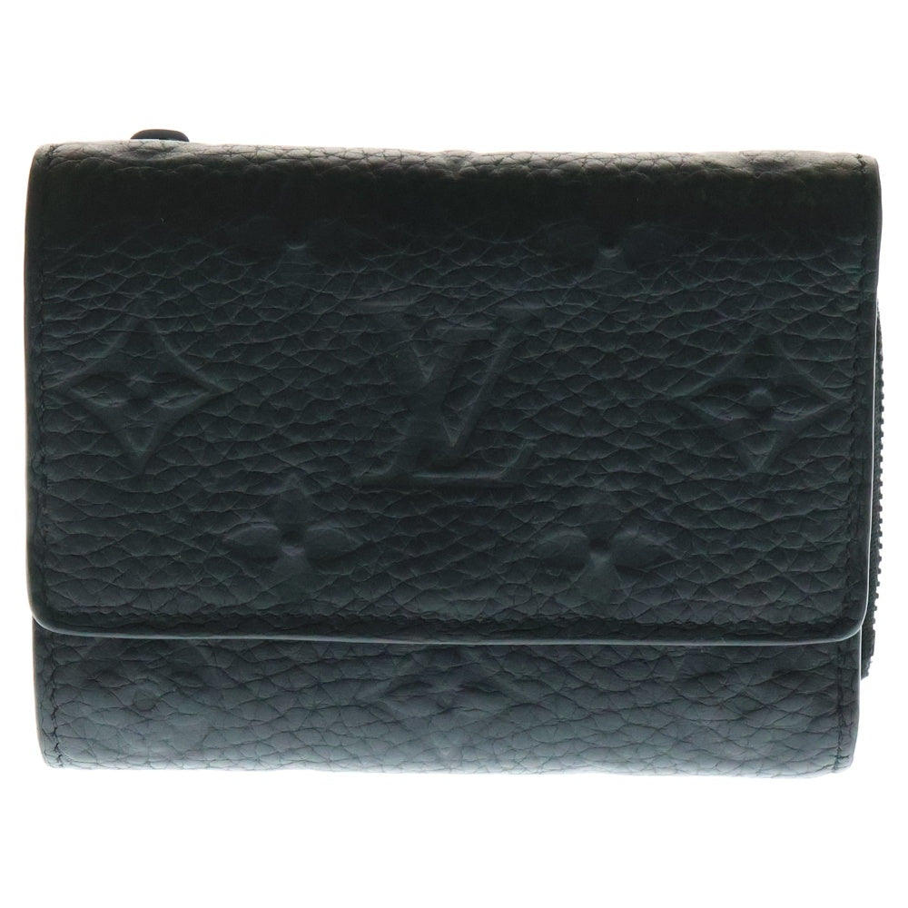 LOUIS VUITTON(ルイヴィトン) モノグラムトリヨン ポルトフォイユ・パイロット コンパクトウォレット コインケース 二つ折り財布 ブラック レザー M82556