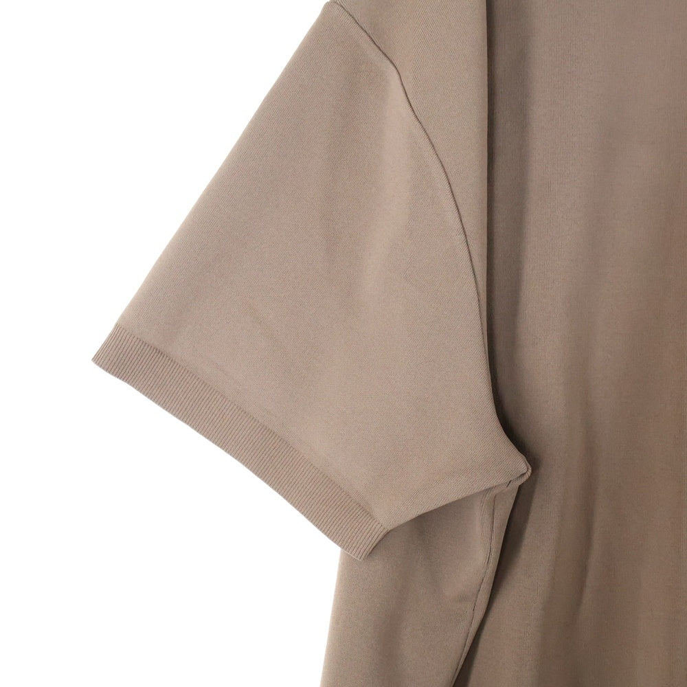 ALAIA(アライア) 21SS レーヨン クルーネック オーバーサイズ ニット セーター ブラウン/ベージュ レディース AA9S0065RM035