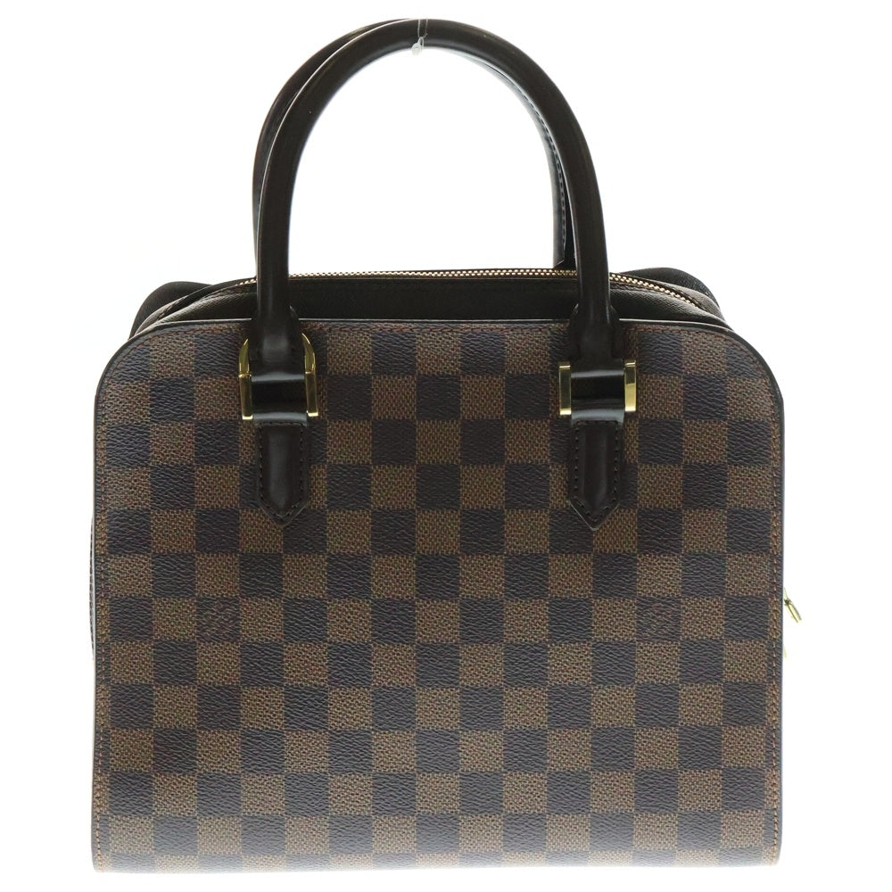 LOUIS VUITTON(ルイヴィトン) ダミエ トリアナ レザーハンドバッグ ブラウン レディース N51155