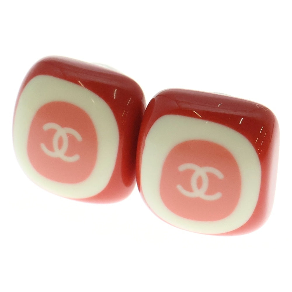 CHANEL(シャネル) ココマーク ピアス レッド 03P