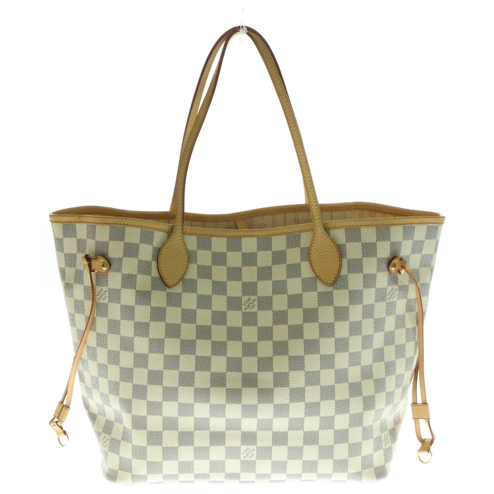 LOUIS VUITTON(ルイヴィトン) ダミエ・アズール ネヴァーフルMM トートバッグ ハンドバッグ ベージュ PVCレザー N51107