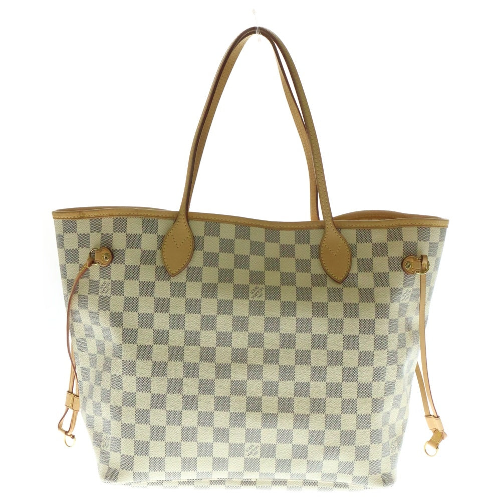 LOUIS VUITTON(ルイヴィトン) ダミエ・アズール ネヴァーフルMM トートバッグ ハンドバッグ ベージュ PVCレザー N51107