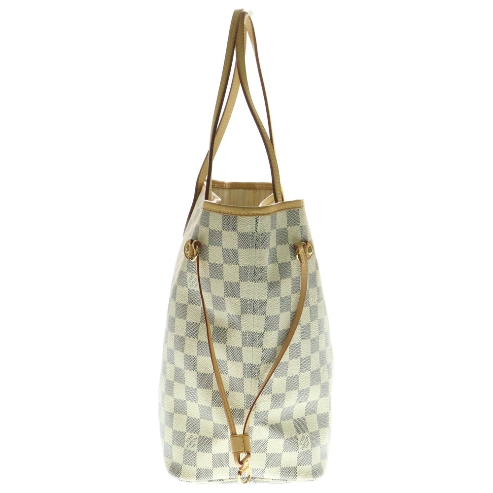 LOUIS VUITTON(ルイヴィトン) ダミエ・アズール ネヴァーフルMM トートバッグ ハンドバッグ ベージュ PVCレザー N51107