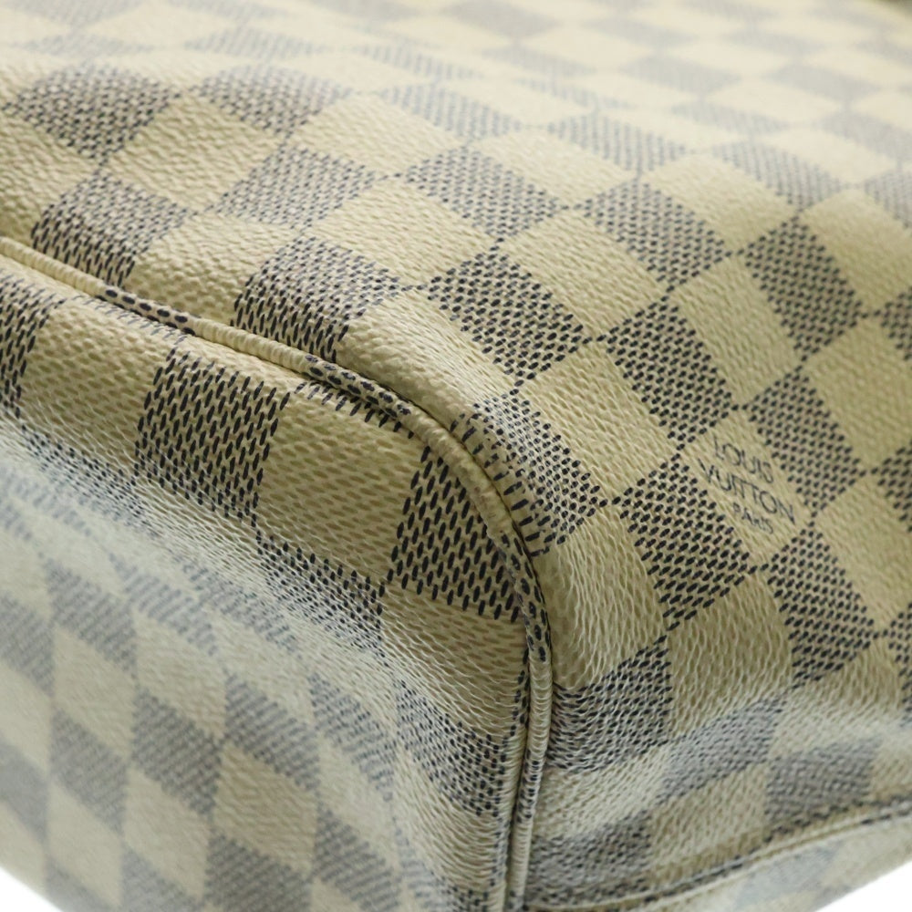 LOUIS VUITTON(ルイヴィトン) ダミエ・アズール ネヴァーフルMM トートバッグ ハンドバッグ ベージュ PVCレザー N51107