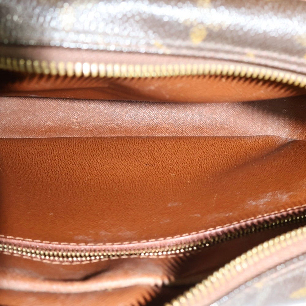 LOUIS VUITTON(ルイヴィトン) モノグラム ナイル ショルダーバッグ ブラウン ゴールド金具 レザー×PVC M45244