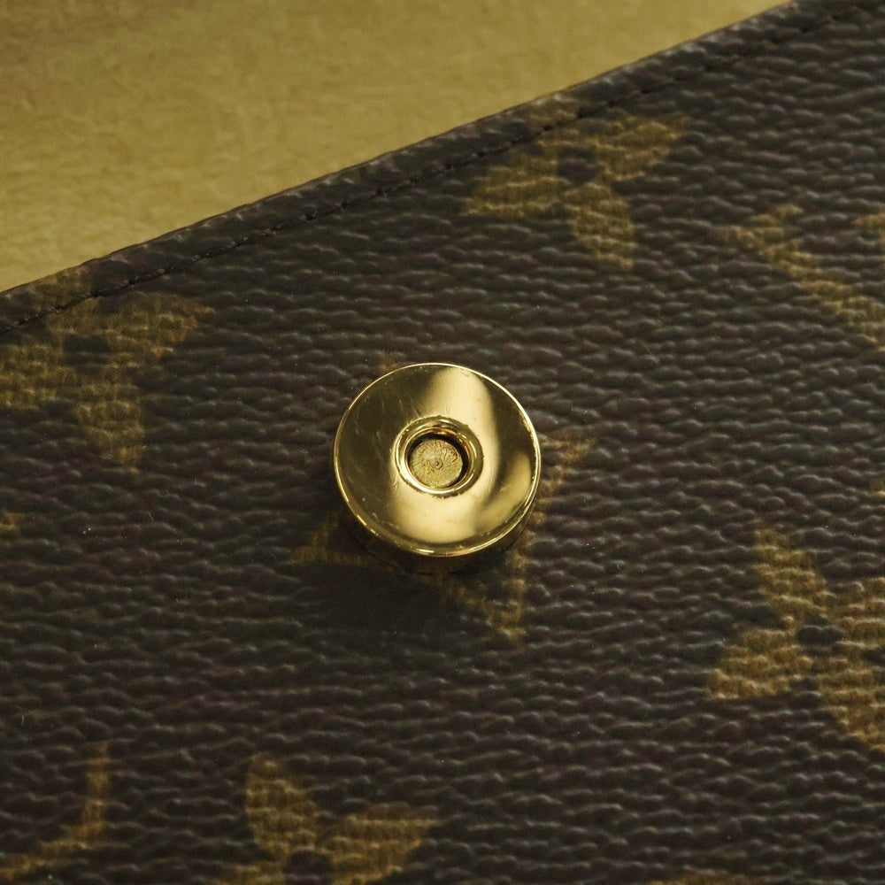 LOUIS VUITTON(ルイヴィトン) モノグラム ポシェットフロランティーヌ ウエストバッグ ボディバッグ ショルダーバッグ ミニバッグ ブラウン レザー×PVC ゴールド金具 M51855