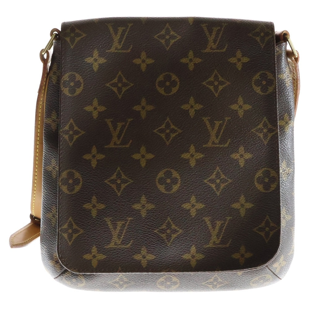 LOUIS VUITTON(ルイヴィトン) モノグラム ミュゼットサルサ ショルダーバッグ ブラウン PVCレザー M51387