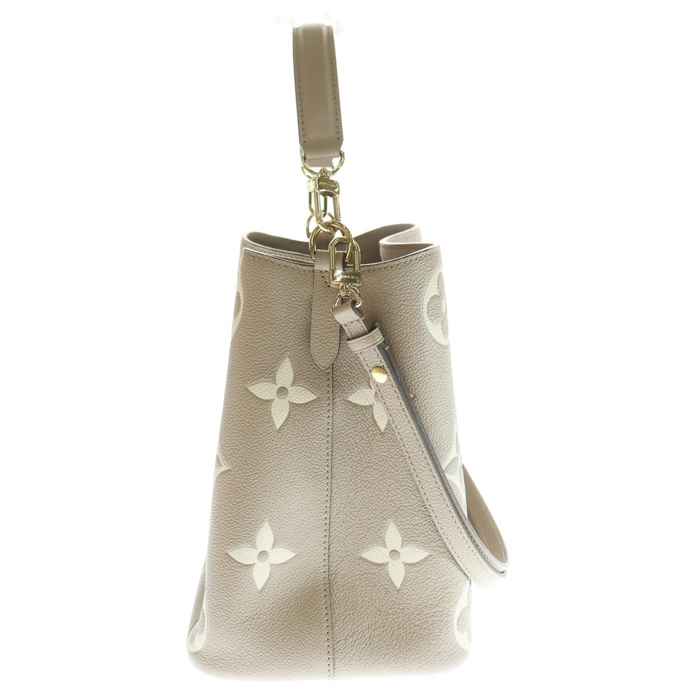 LOUIS VUITTON(ルイヴィトン) モノグラムアンプラント ネオノエMM 2WAY ポーチ付レザーハンドバッグ ショルダーバッグ ベージュ レディース M45555