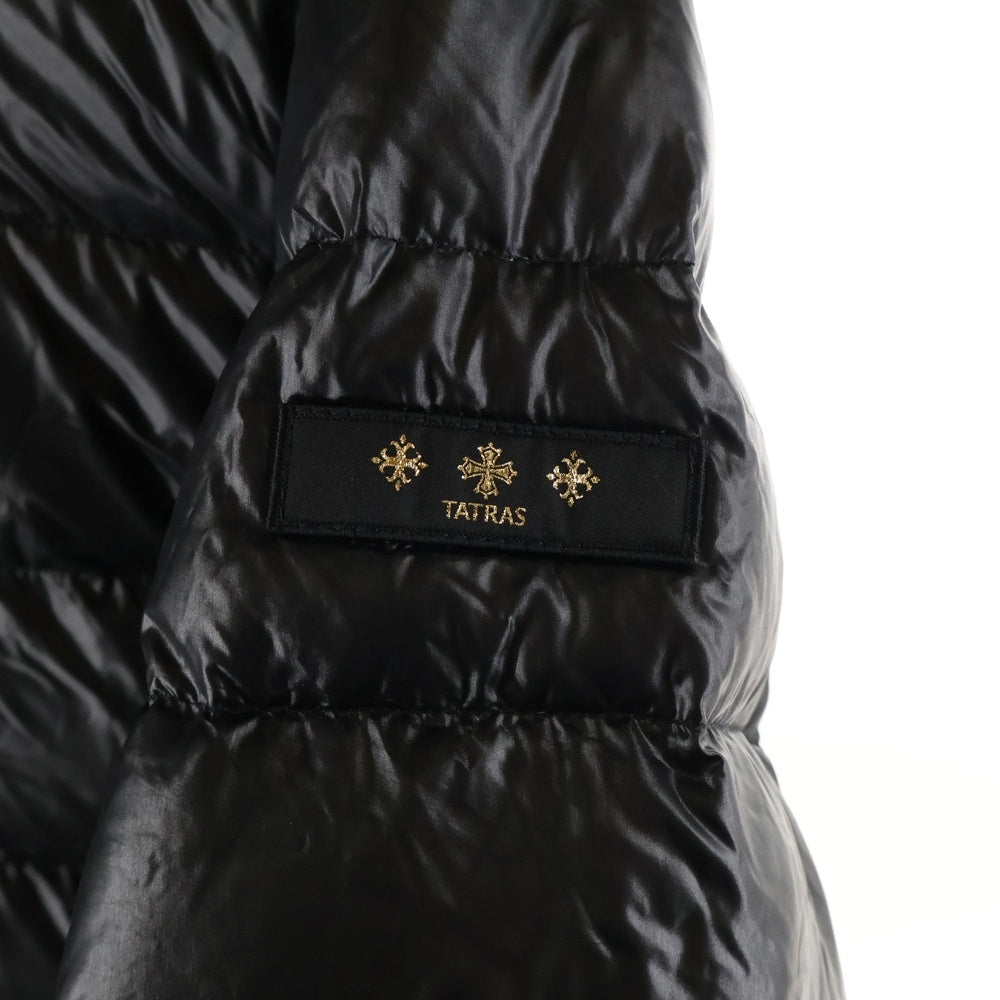 TATRAS(タトラス) DRENA ドレーナフーデッド ジップアップ ダウンジャケット ブラック LTA19A4690
