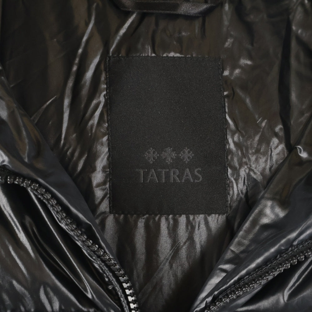 TATRAS(タトラス) DRENA ドレーナフーデッド ジップアップ ダウンジャケット ブラック LTA19A4690