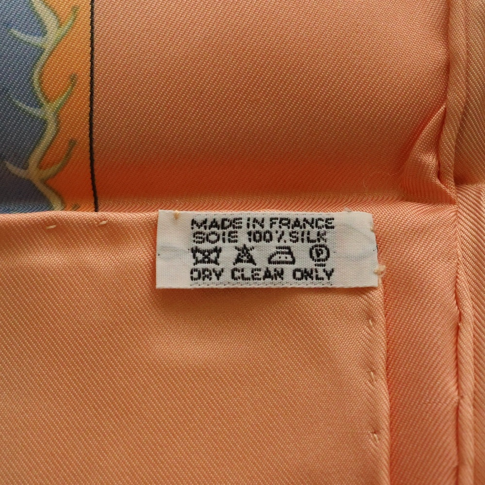 HERMES(エルメス) カレ90 世界の中心軸 スカーフ マルチカラー シルク