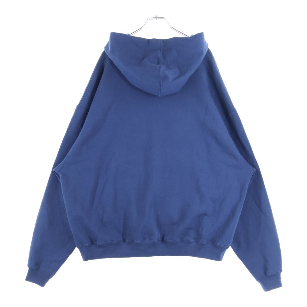 AMBUSH(アンブッシュ) ワッペンロゴ オーバーサイズ ジップアップスウェットパーカー フーディー ネイビー 12115453