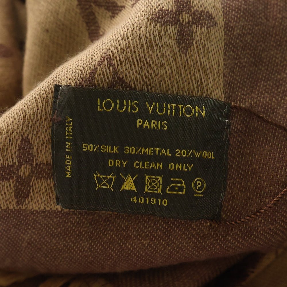 LOUIS VUITTON(ルイヴィトン) ショールモノグラム ストール ブラウン M72046