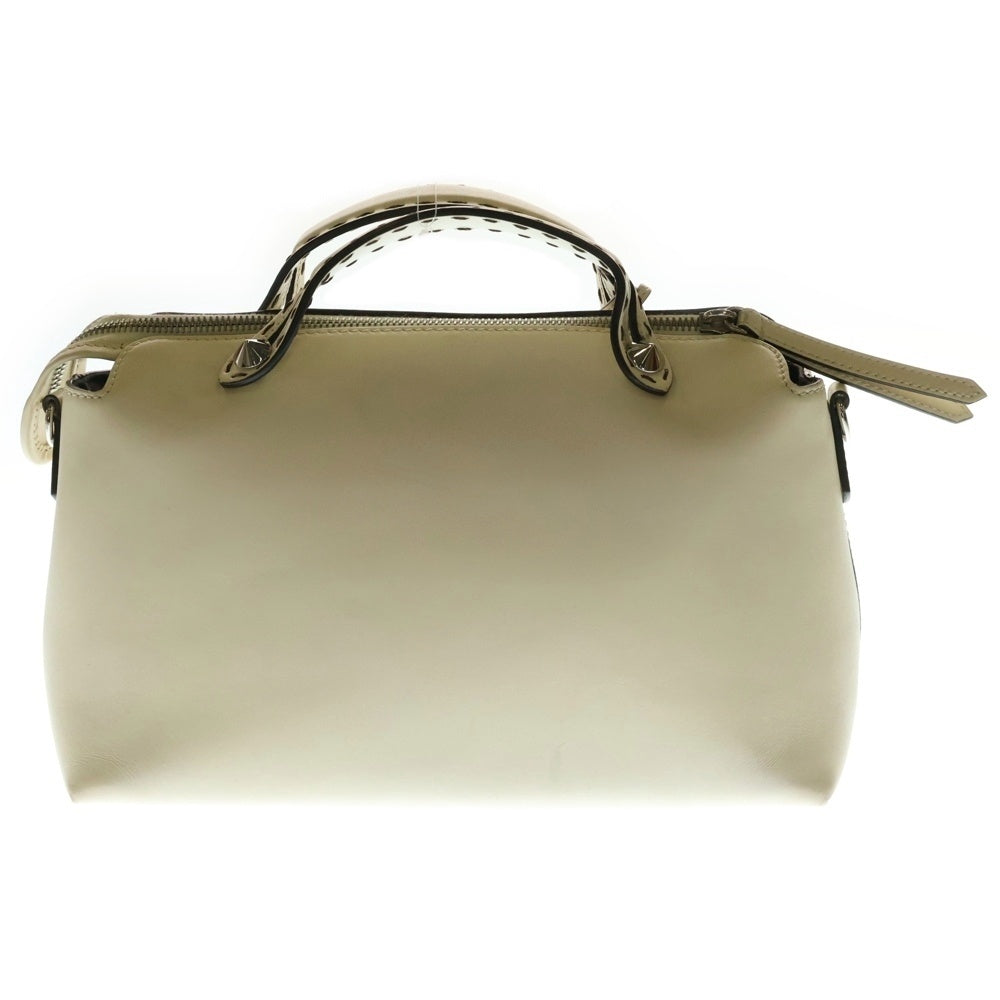 FENDI(フェンディ) バイザウェイ ミディアム 2wayバッグ ショルダーバッグ ハンドバッグ アイボリー シルバー金具 レザー