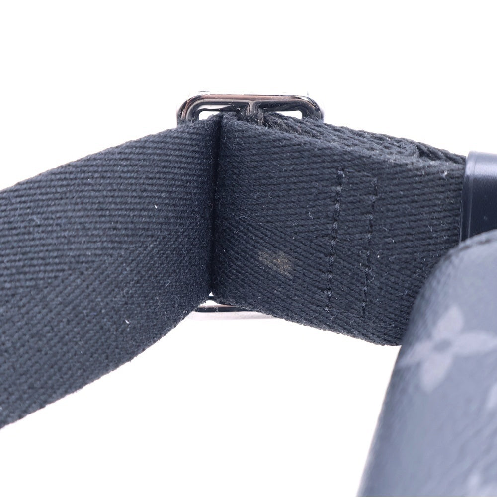LOUIS VUITTON(ルイヴィトン) モノグラムエクリプス ディストリクトPM ショルダーバッグ メッセンジャーバッグ ブラック レザー×PVC シルバー金具 M44000